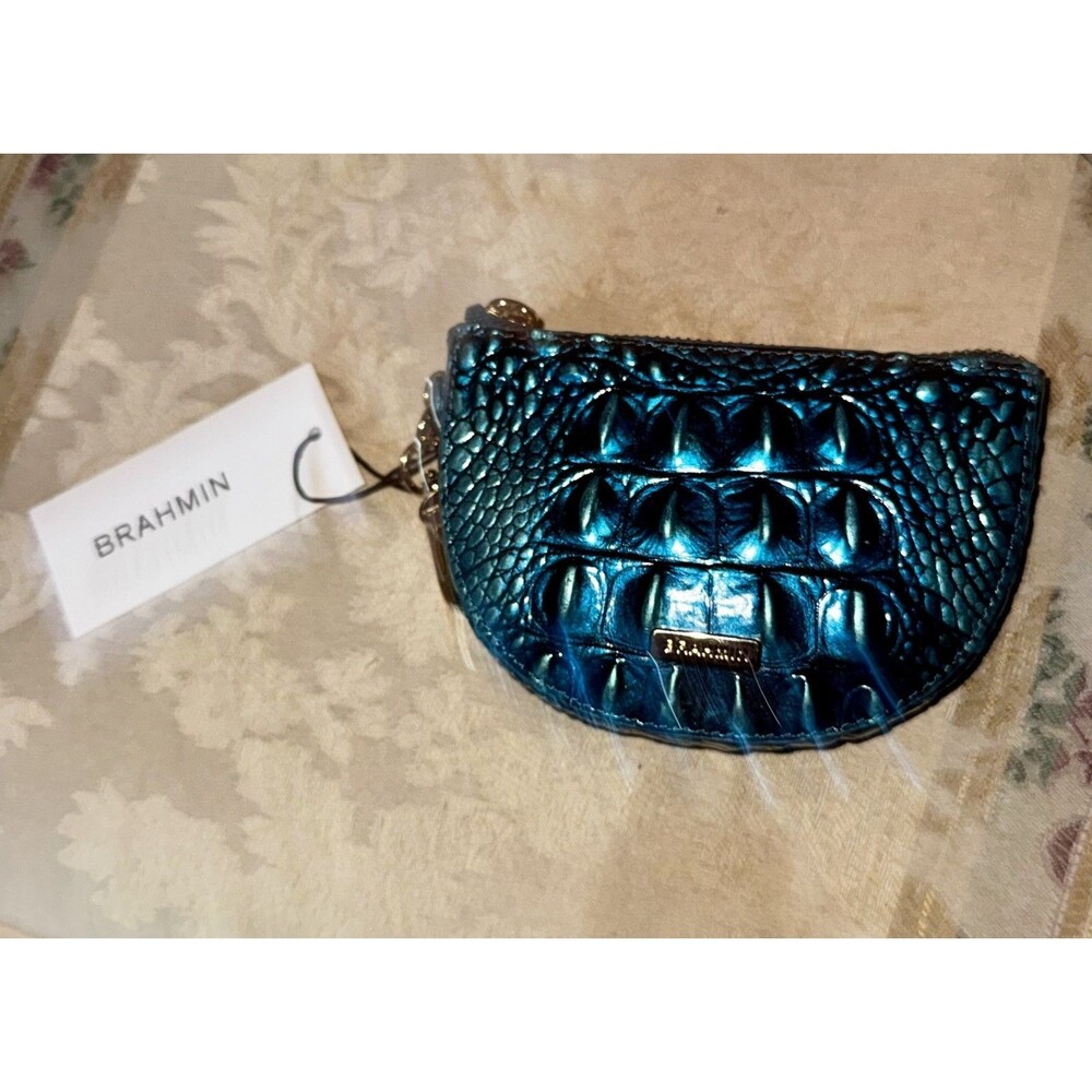 NWT Brahmin Blue Patina Britt